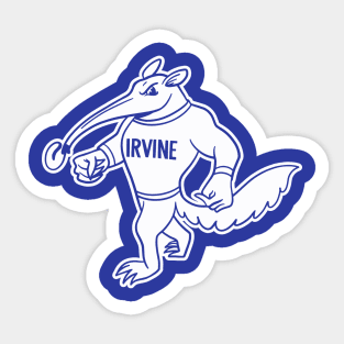 UC Irvine Anteaters - Simple White Mascot Sticker